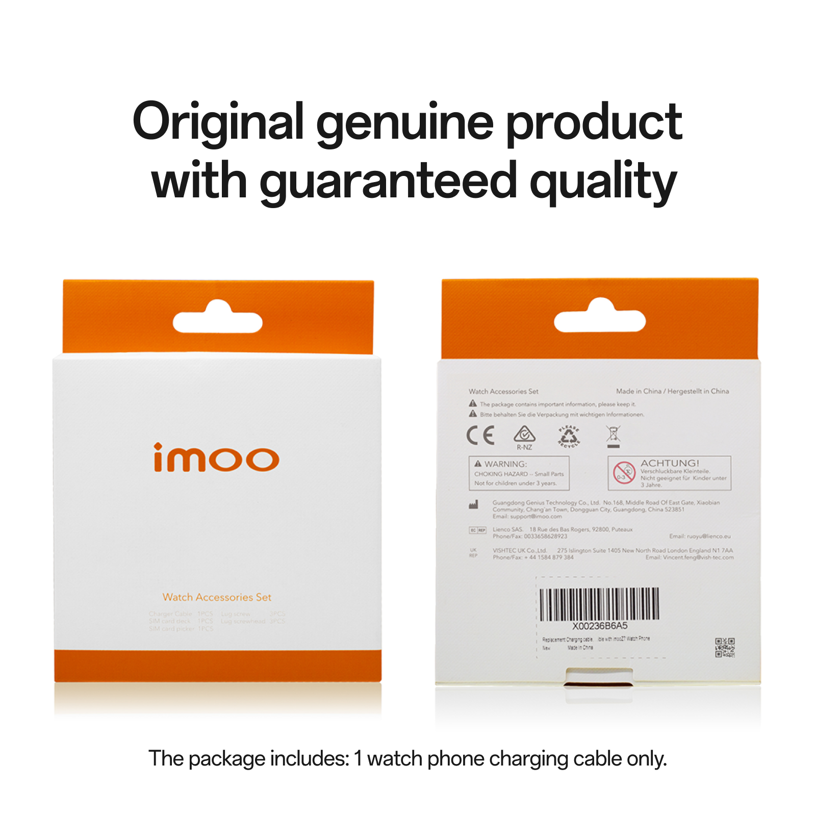 imoo Watch Phone Charging Cable Z3